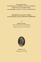 Modulformen Zweiten Grades Zum Rationalen Und Gaussschen Zahlkorper 3540039767 Book Cover