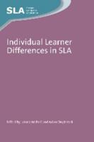 Individual Learner Differences in SLA, 59 1847694349 Book Cover