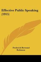 Effective Public Speaking 1164629034 Book Cover