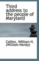 Third address to the people of Maryland 1113308427 Book Cover