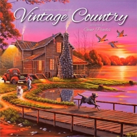 Vintage Country 2027 12 X 24 Inch (Hanging) Monthly Square Wall Calendar Featuring the Artwork of Geno Peoples Plastic-Free 177372889X Book Cover