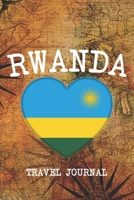 Rwanda: 6x9 Travel planner I Road trip planner I Dot grid journal I Travel notebook I Travel diary I Pocket journal I Gift for Backpacker 167375385X Book Cover