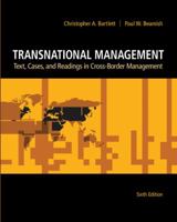 Transnational Management: Text, Cases & Readings in Cross-Border Management 007813711X Book Cover