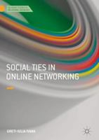 Social Ties in Online Networking 3319715941 Book Cover