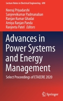 Advances in Power Systems and Energy Management: Select Proceedings of ETAEERE 2020 9811575037 Book Cover