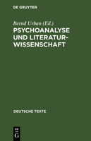 Psychoanalyse Und Literaturwissenschaft 348419023X Book Cover