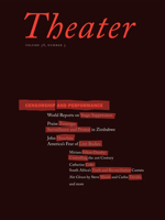 Contemporary Censorship and Performance (A Special Issue of Theater) 0822366983 Book Cover
