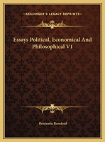 Essays Political, Economical And Philosophical V1 1162661739 Book Cover