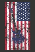 American Flag Vintage Guitar: Manuscript Music Notation Paper - Blank Staff Paper + blank Tabs, Birthday Gift Idea 1660430100 Book Cover