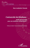 L'université de Kinshasa : quelle gouvernance pour une meilleure compétitivité ? (Études Africaines) (French Edition) 2343203733 Book Cover