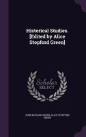 Historical Studies 1357547781 Book Cover