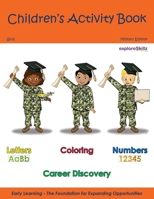 Children's Activity Book - Military Edition Girls: Early Childhood Learning Activity Books for Girls B095KJJHJL Book Cover