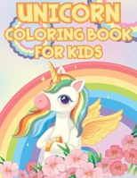 Unicorn Coloring Book For Kids ages 2-8: Fun Coloring Book for Kids ages 2-8 B09HG7G1Q5 Book Cover