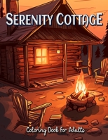 Serenity Cottage Coloring Book for Adults: A Cottage Style Escape into Nature's Beauty B0C47LV1PV Book Cover