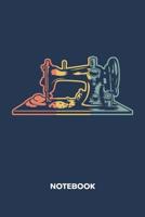 Notebook: Ruled Notepad Retro Sketchbook Vintage Fans Organizer 80s Kids Planner Boyfriend or Girlfriend Gift A5 Diary 6x9 Inch Journal Lined 120 Pages Birthday Present for Men & Women Oldschool Sewin 107729073X Book Cover