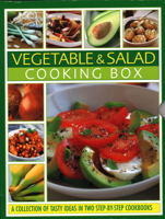 Vegetable & Salad Cooking Box: A Collection of Tasty Ideas in Two Step-By-Step Cookbooks 085723966X Book Cover
