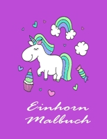 Einhorn Malbuch: Eine interessante Malbuch für Mädchen und Jungen im Alter von 2-5 mit 100 lustigen Entwürfen B08ZBPK2YG Book Cover