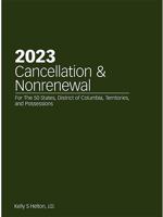 2023 Cancellation & Nonrenewal Handbook 1954096704 Book Cover