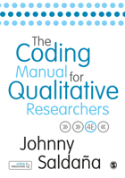 The Coding Manual for Qualitative Researchers 1847875491 Book Cover