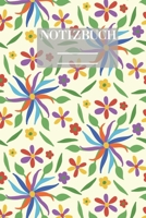Notizbuch Garten Muster Pattern Pflanzen Blumen Pflanze Flower Blüte Otomi: • 111 Seiten  • EXTRA Kalender 2020 •  Einzigartig •  Dot Grid  •  Dotted ... • Geschenk • Geschenkidee (German Edition) 1670977110 Book Cover