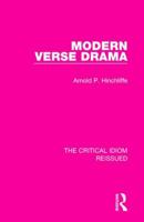 Modern Verse Drama (Critical Idiom) 1138283983 Book Cover