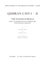 Discoveries in the Judaean Desert XXXII: Qumran Cave 1: II. the Isaiah Scrolls: Part 2: Introductions, Commentary, and Textual Variants 0199566674 Book Cover