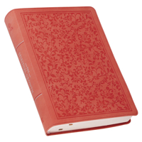 Nlt, the Spiritual Growth Bible Faux Leather, Coral Vines 0638004624 Book Cover