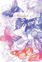 Adressbuch: Kontaktbuch zum Eintragen, f�r alle Adressen, Telefonnnummern, Mailadressen mit Geburtstagskalender Schmetterling Design 1709667001 Book Cover