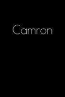 Camron: Notebook / Journal / Diary - 6 x 9 inches (15,24 x 22,86 cm), 150 pages. Personalized for Camron. 169381482X Book Cover