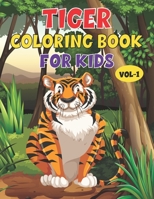Tiger Coloring Book For Kids: Best Tiger Children Activity Book for Kids, Boys & Girls. Fun Facts About Tiger B08WK7Z7TB Book Cover