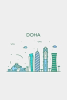 Doha Minimalist Travel Notebook [Lined] [6x9] [110 pages] 1673916163 Book Cover
