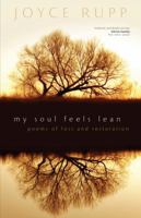 My Soul Feels Lean: Poems of Loss and Restoration 1933495561 Book Cover