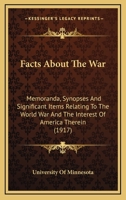 Facts about the War 1104054221 Book Cover