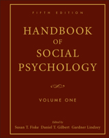Handbook of Social Psychology Volume One 0470137487 Book Cover