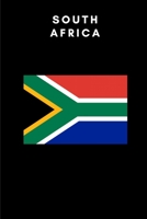 South Africa: Country Flag A5 Notebook to write in with 120 pages 1698385382 Book Cover