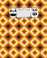 Abstract Halloween Pattern Volume 23 College Ruled Journal: 110 Blank Lined Wide Ruled (7.5 x 9.25) Pages to Jot Down Your Thoughts 1697170986 Book Cover