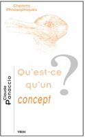 Qu'est-Ce Qu'un Concept? 2711623394 Book Cover