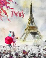 Paris: Vacation Travel Journal & Log Book Road Trip Planner, Checklist, Budget Planner, Expense Tracker, Itineraries & More, Memory Keepsake 1072262622 Book Cover