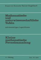 Mathematische Und Naturwissenschaftliche Tafeln: Mit Vierstelligen Logarithmen 3528048689 Book Cover