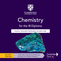 Chemistry for the IB Diploma Digital Teacher's Resource Access Card 100905581X Book Cover