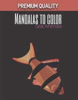 Sea Animals coloring mandalas - Premium Quality: Wonderful Mandalas for enthusiasts - Coloring Book Adults and Children Anti-Stress and relaxing (shar B08L3XCFP1 Book Cover