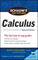 Schaum's Easy Outlines - Calculus: Based on Schaum's Outline of Differential and Integral Calculus 0071745823 Book Cover