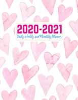 2020-2021 Daily Weekly and Monthly Planner: Cute Two Year Jan 1, 2020 - Dec 31, 2021 Calendar Organizer and Appointment Schedule Agenda Journal for ... - 24 Months Planner - Creative AG 0004 B083XX5C5P Book Cover
