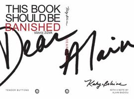 Dear Alain 0927920115 Book Cover