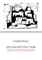 Ein geschüttelt' Maß: Hundert Schüttelreimgedichte vom Wortbaum geschütttelt 3844871543 Book Cover