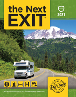 The Next Exit 2021: The Most Complete Interstate Highway Guide Ever Printed 0984692193 Book Cover