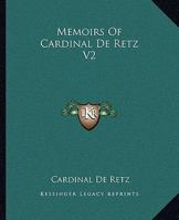 Memoirs Of Cardinal De Retz V2 1162673524 Book Cover