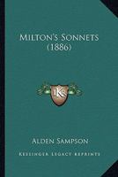 Milton's sonnets 1164149768 Book Cover