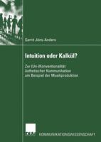 Intuition Oder Kalkul? 3824445255 Book Cover
