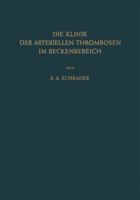 Die Klinik Der Arteriellen Thrombosen Im Beckenbereich: Pathogenese, Untersuchungsmethoden Diagnostik Und Therapie 3642490115 Book Cover